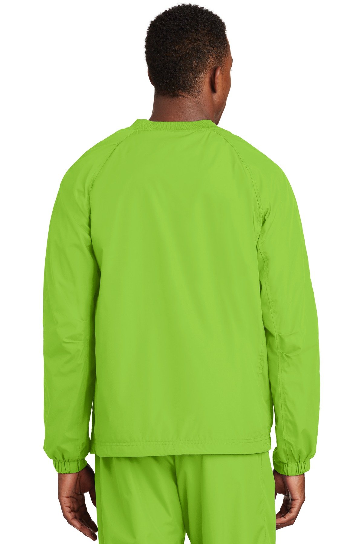 Sport-Tek ® V-Neck Raglan Wind Shirt. JST72 - Image 2