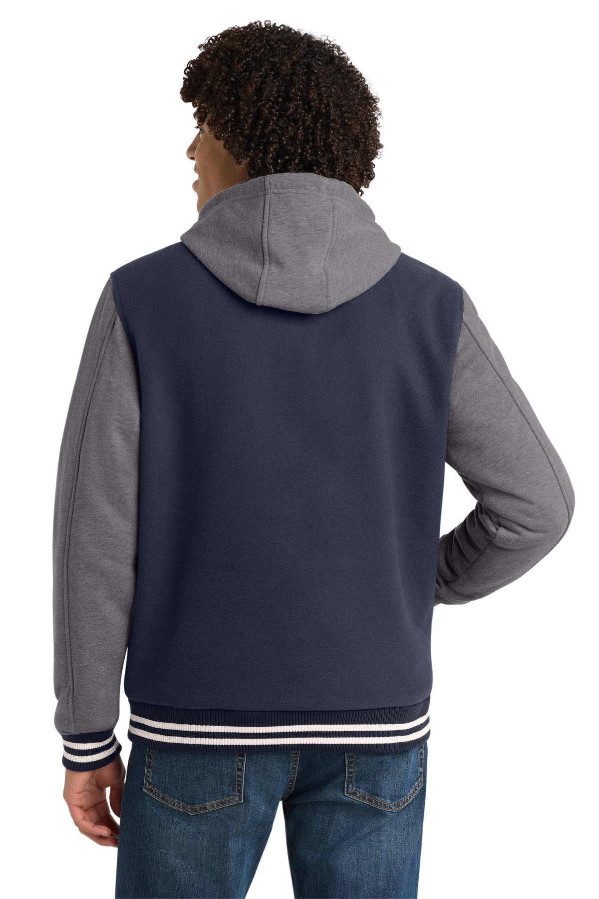 Sport-Tek ® Insulated Letterman Jacket. JST82 - Image 2