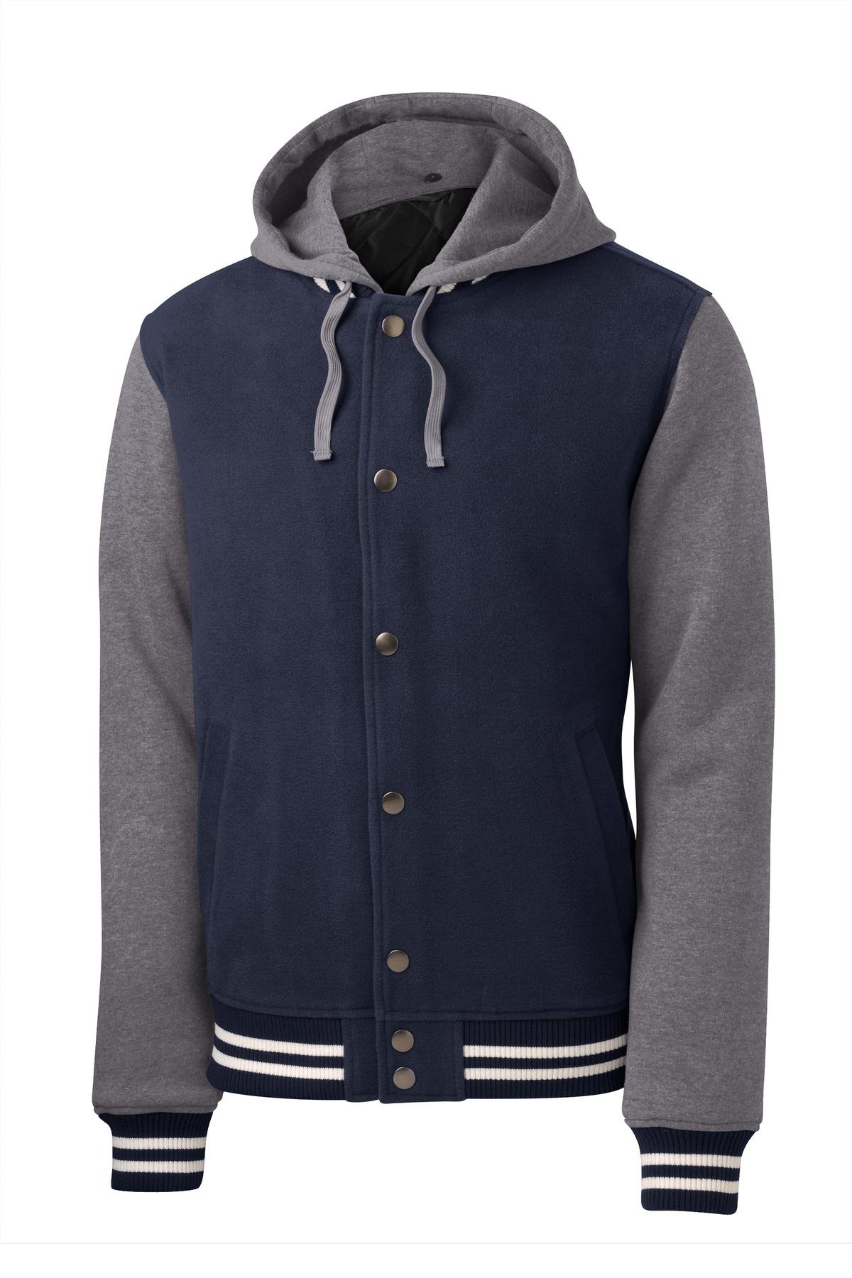 Sport-Tek ® Insulated Letterman Jacket. JST82 - Image 3