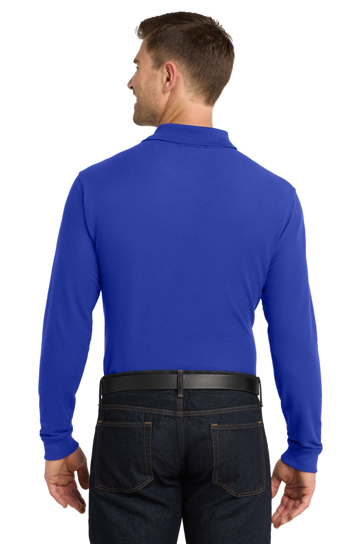 Port Authority ® Long Sleeve Core Classic Pique Polo. K100LS - Image 2