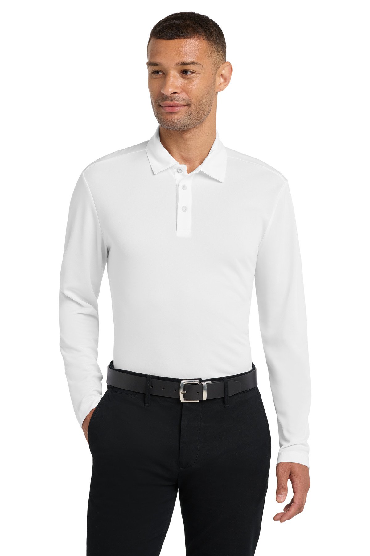 Port Authority ® Silk Touch Performance Long Sleeve Polo. K540LS
