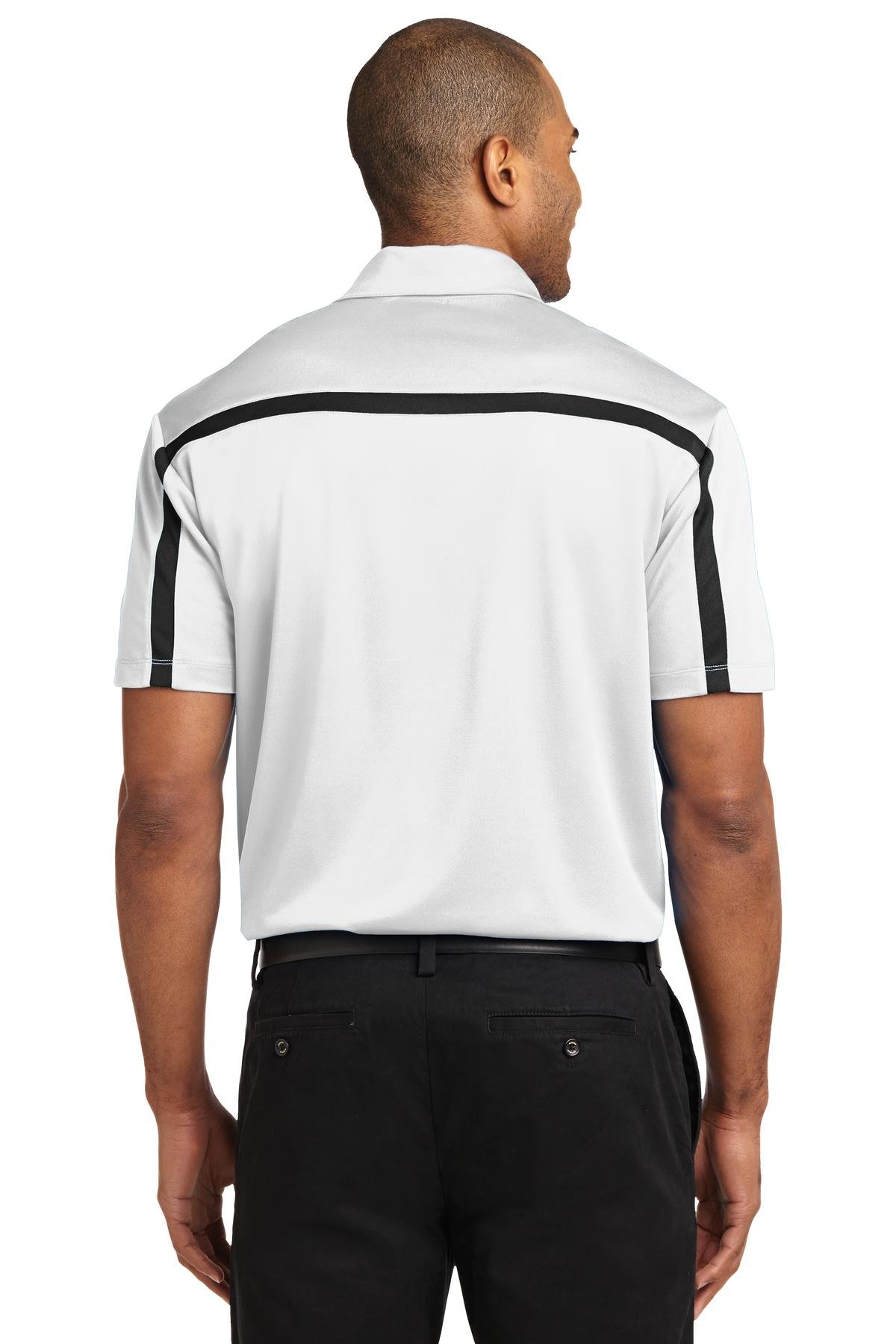 Port Authority ® Silk Touch Performance Colorblock Stripe Polo. K547 - Image 2