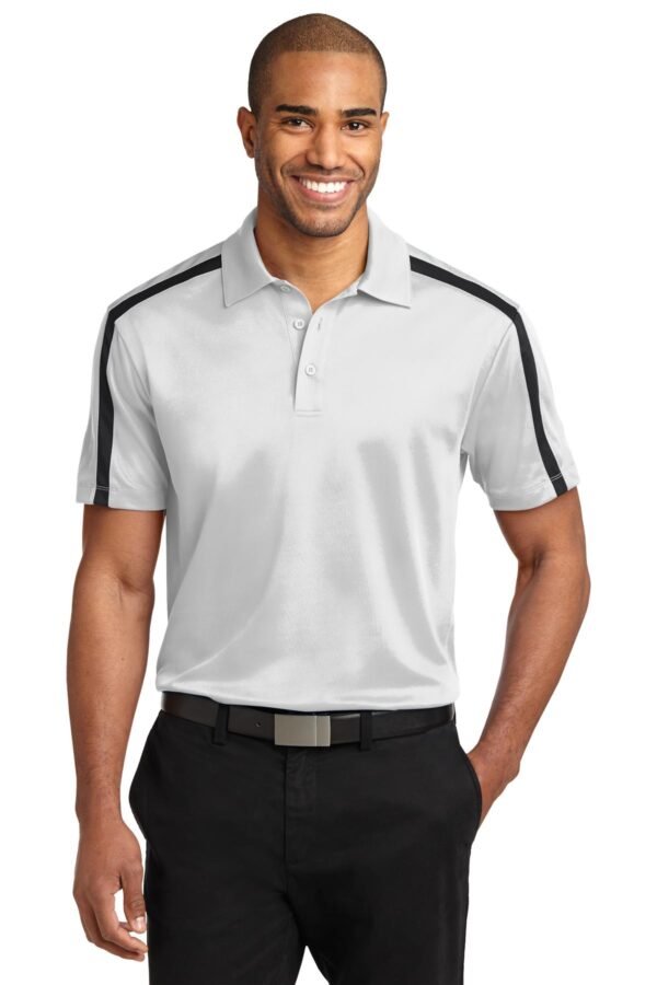 Port Authority ® Silk Touch Performance Colorblock Stripe Polo. K547