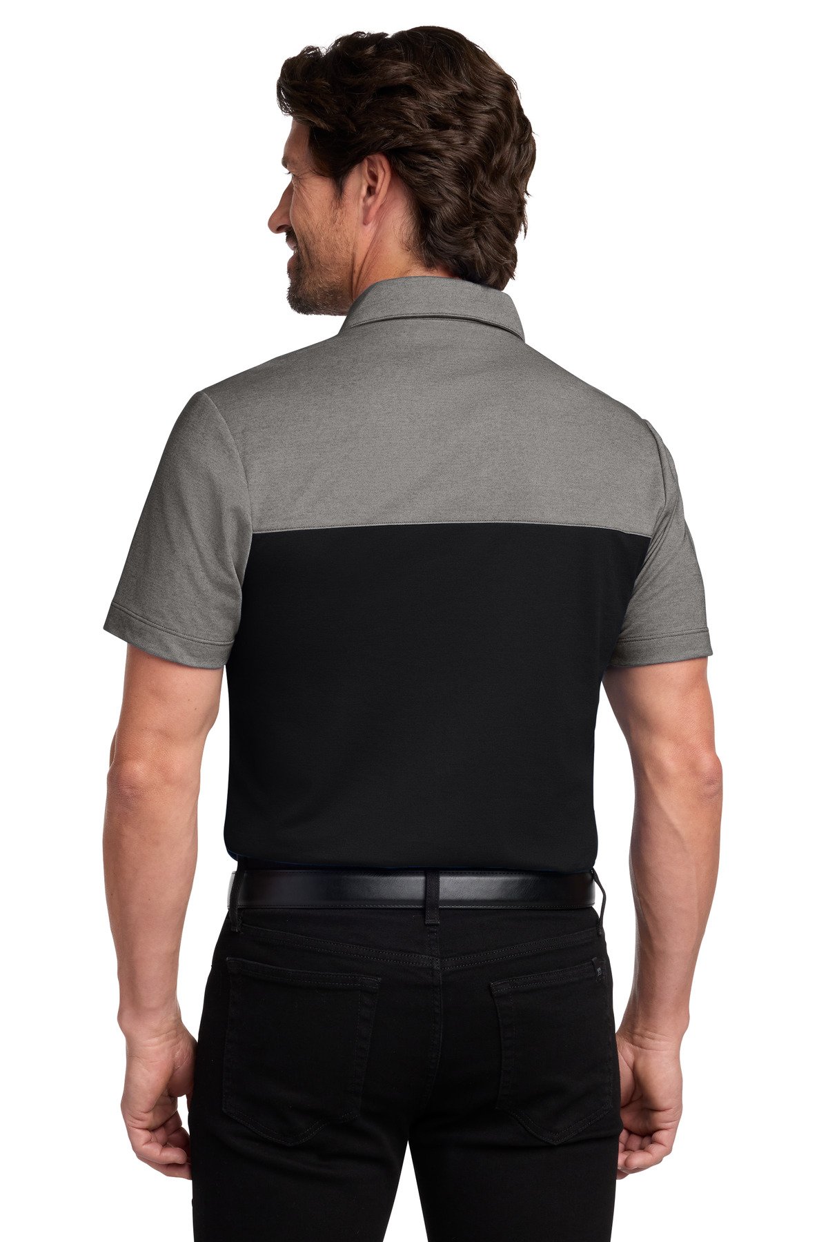 Port Authority ® Fine Pique Blend Blocked Polo K831 - Image 2