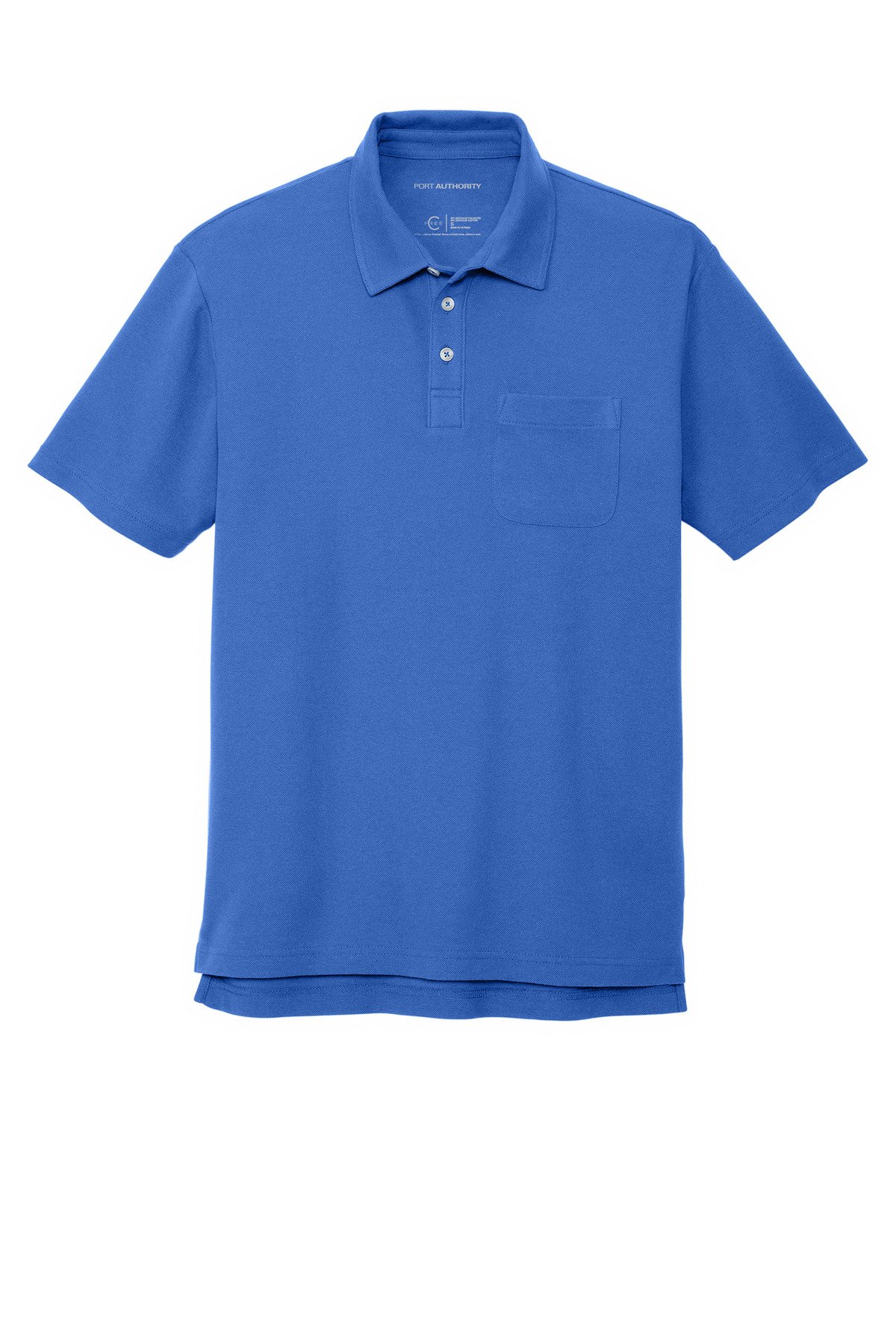 Port Authority ® C-FREE ® Cotton Blend Pique Pocket Polo K868 - Image 3