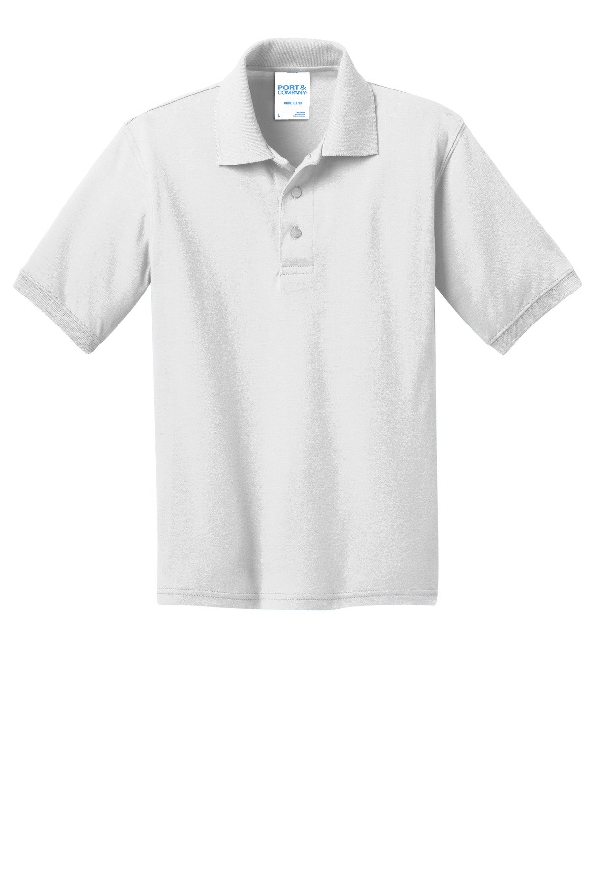 Port & Co Youth Core Blend Jersey Knit Polo. KP55Y - Image 3