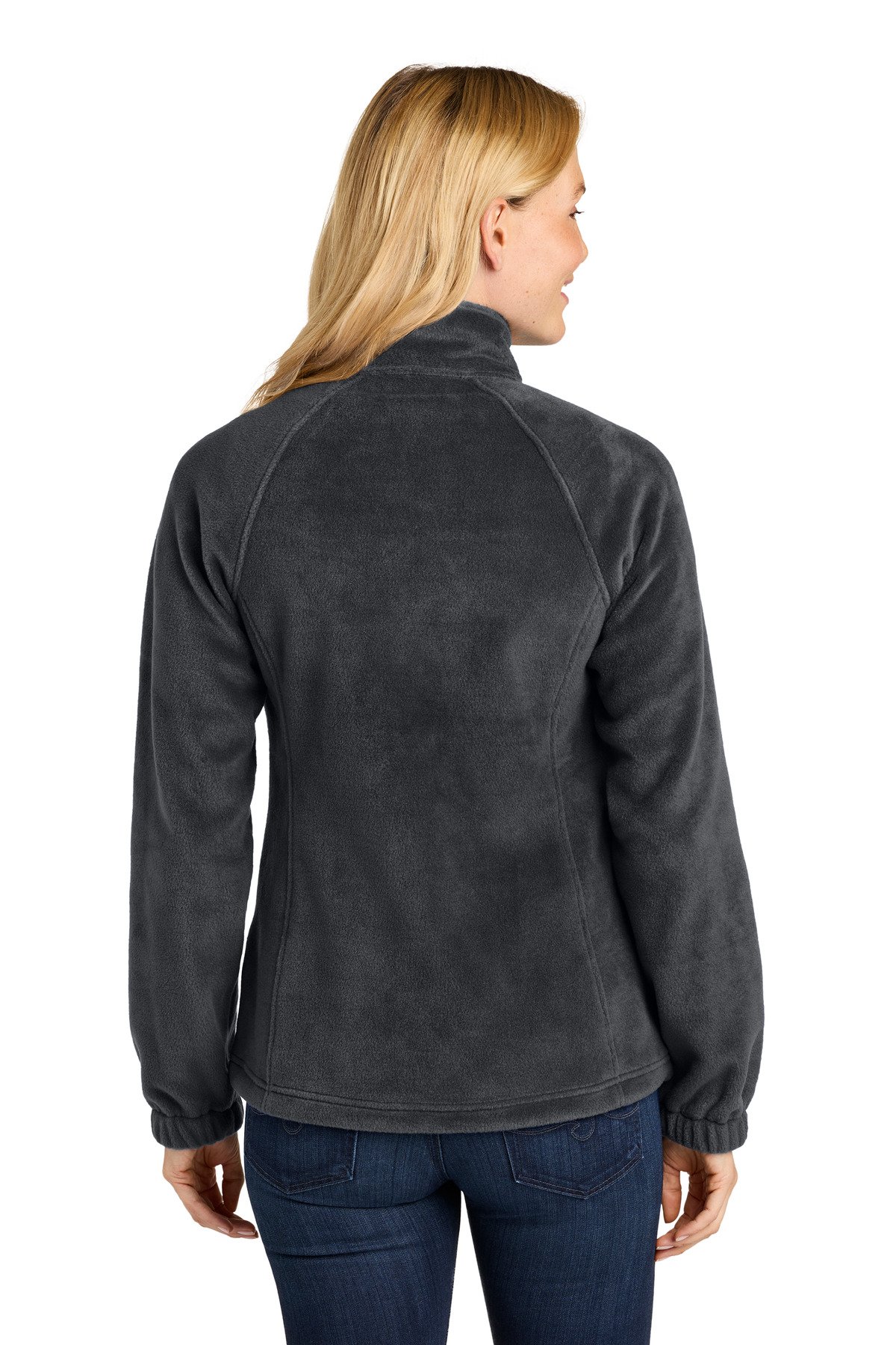 Port Authority ® Women's Plush Fleece Full-Zip Jacket L190 - Image 2
