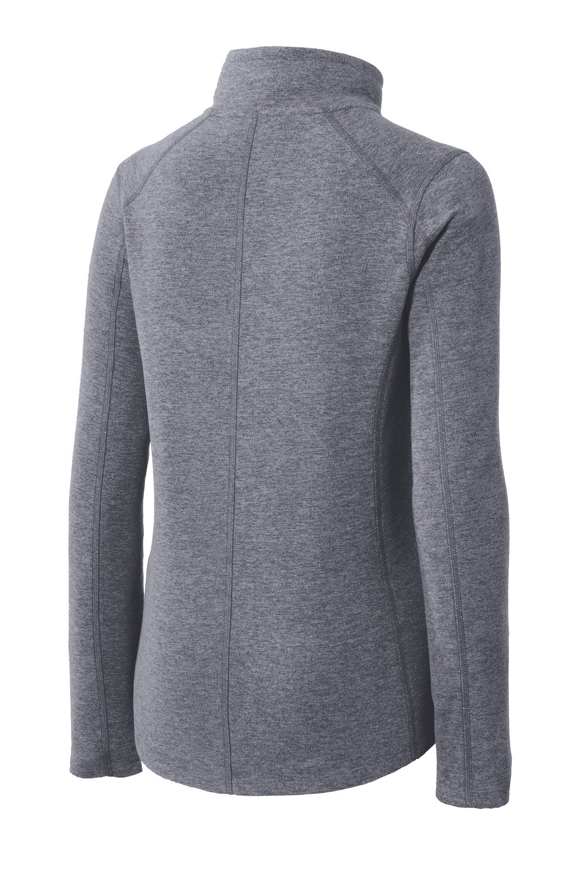 Port Authority ® Women's Heather Microfleece Full-Zip Jacket. L235 - Image 4