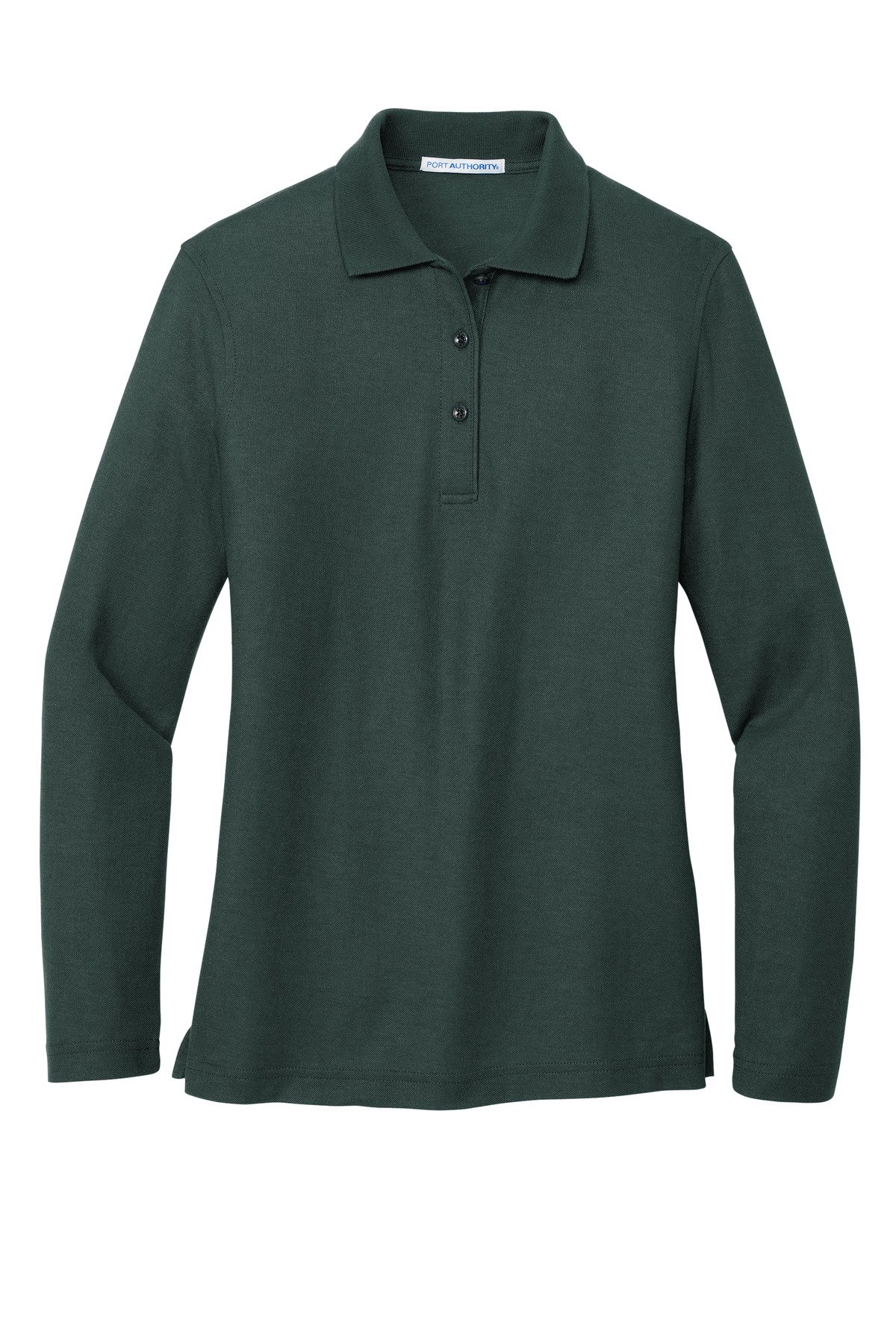 Port Authority ® Women's Silk Touch Long Sleeve Polo. L500LS - Image 3