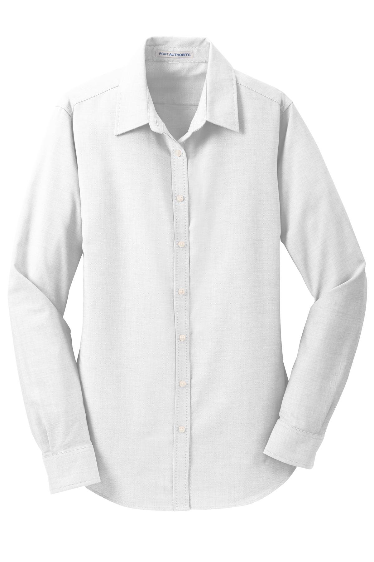 Port Authority ® Women's SuperPro Oxford Shirt. L658 - Image 3