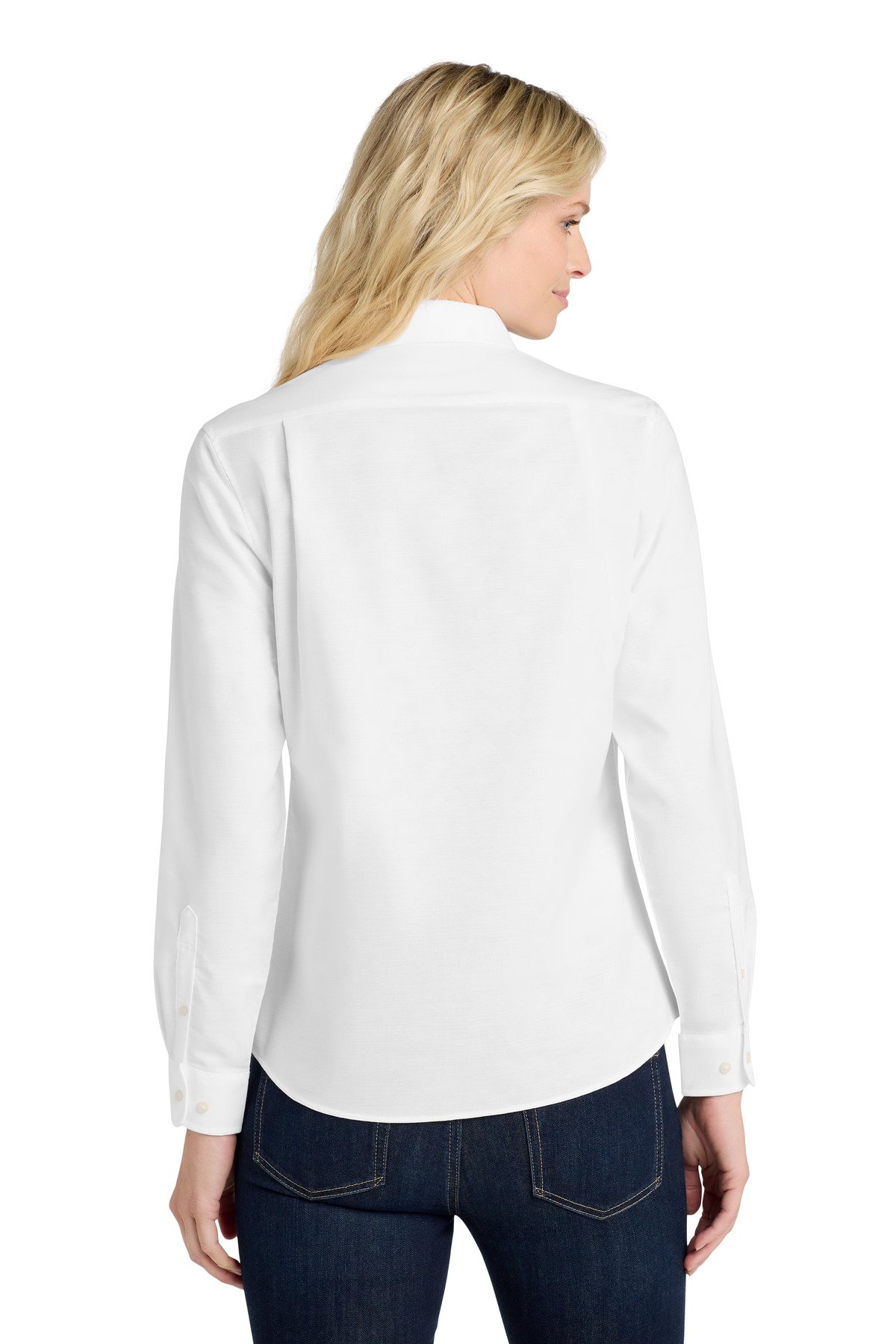 Port Authority ® Women's SuperPro Oxford Shirt. L658 - Image 2