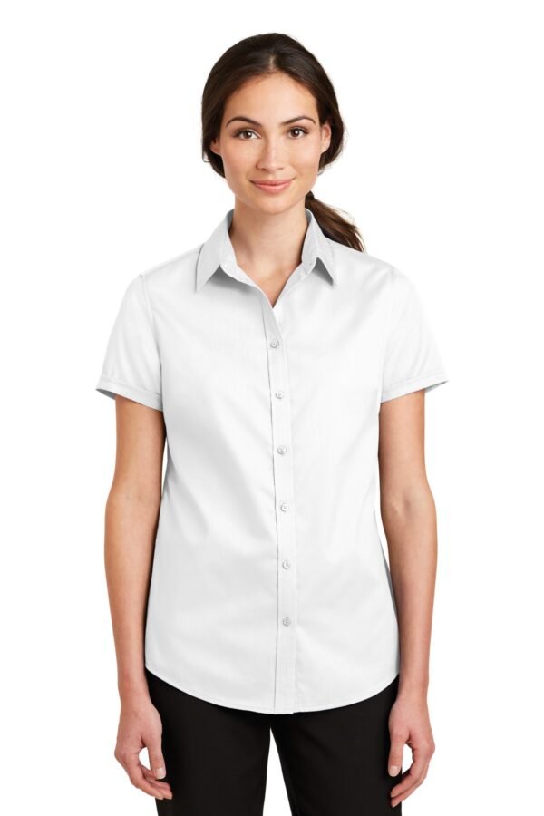 Port Authority ® Women's Short Sleeve SuperPro Twill Shirt. L664