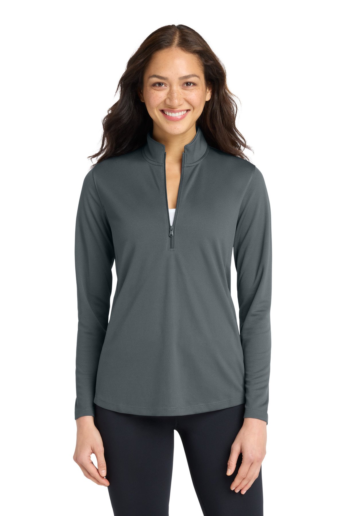 Port Authority ® Women's Dry Zone ® UV Micro-Mesh 1/4-Zip LK112