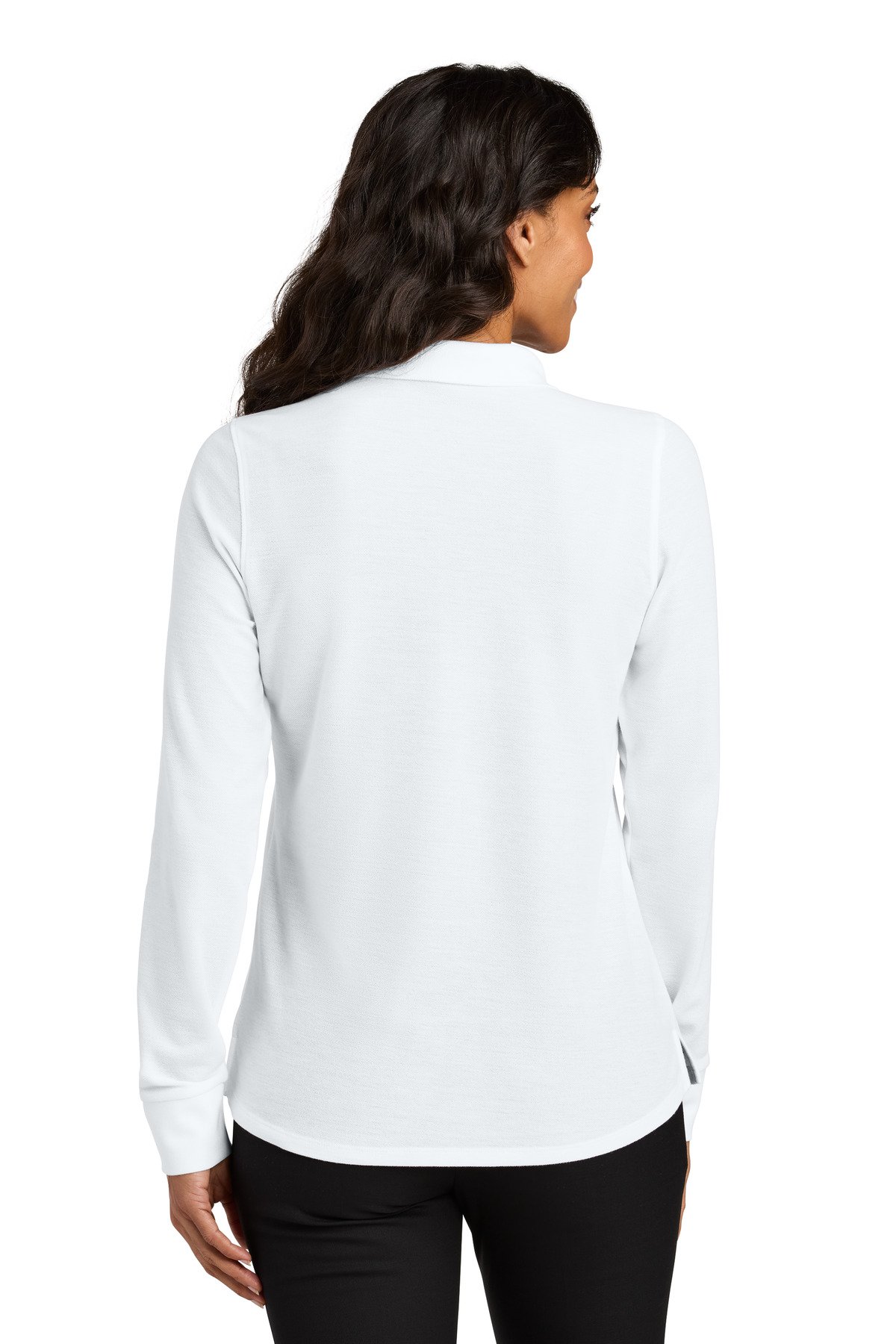 Port Authority ® Women's Wearever Signature Pique Long Sleeve Polo LK200LS - Image 2