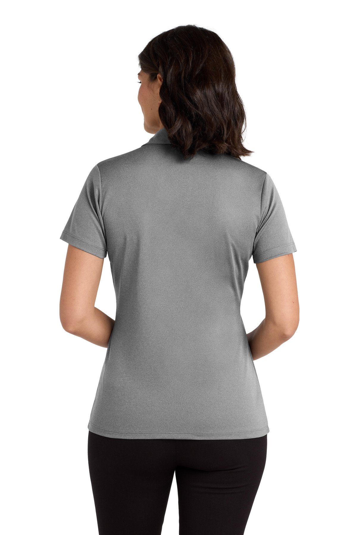 Port Authority ® Women's Heathered Silk Touch Performance Polo. LK542 - Image 2