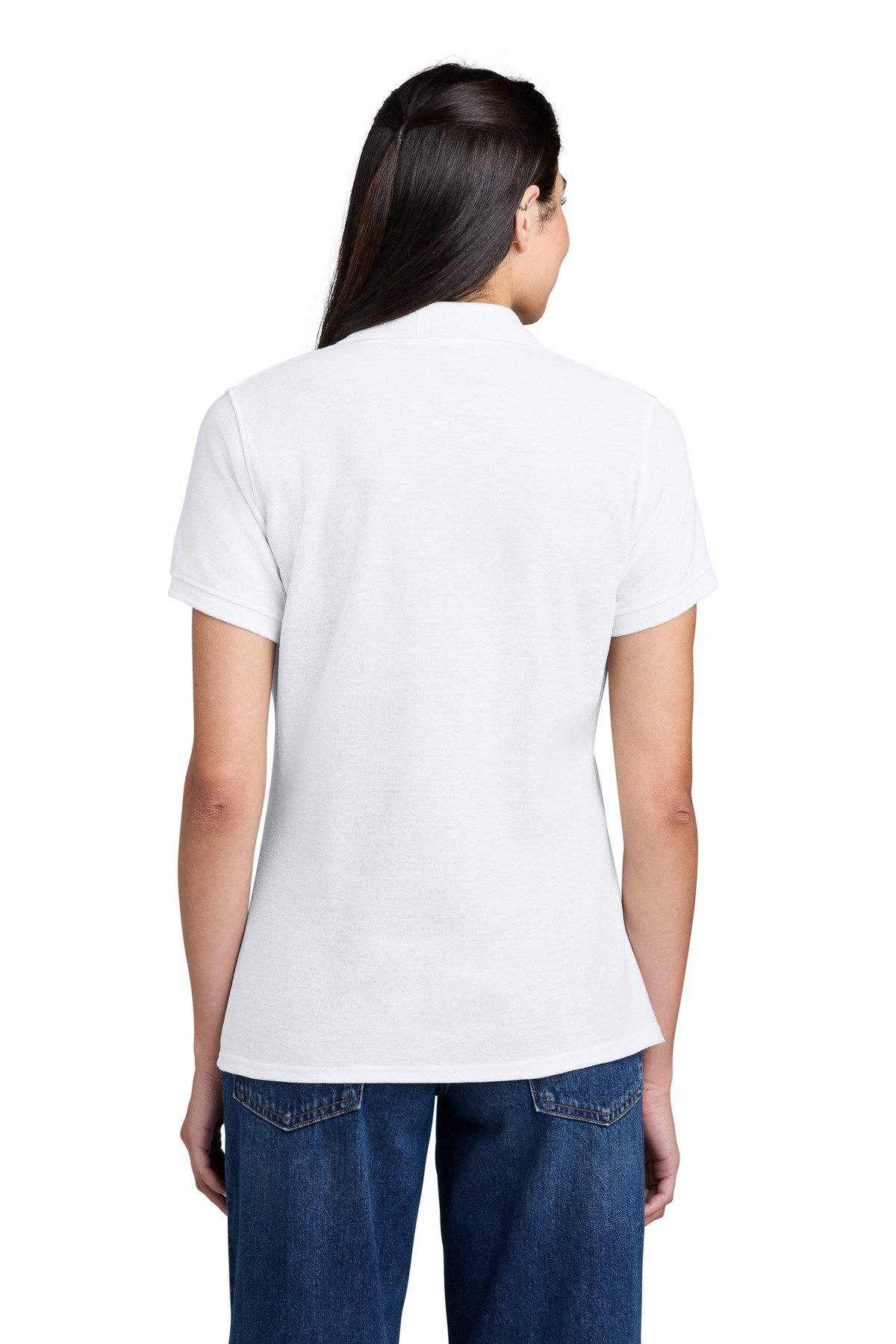 Port & Co Women's Core Blend Pique Polo. LKP155 - Image 2