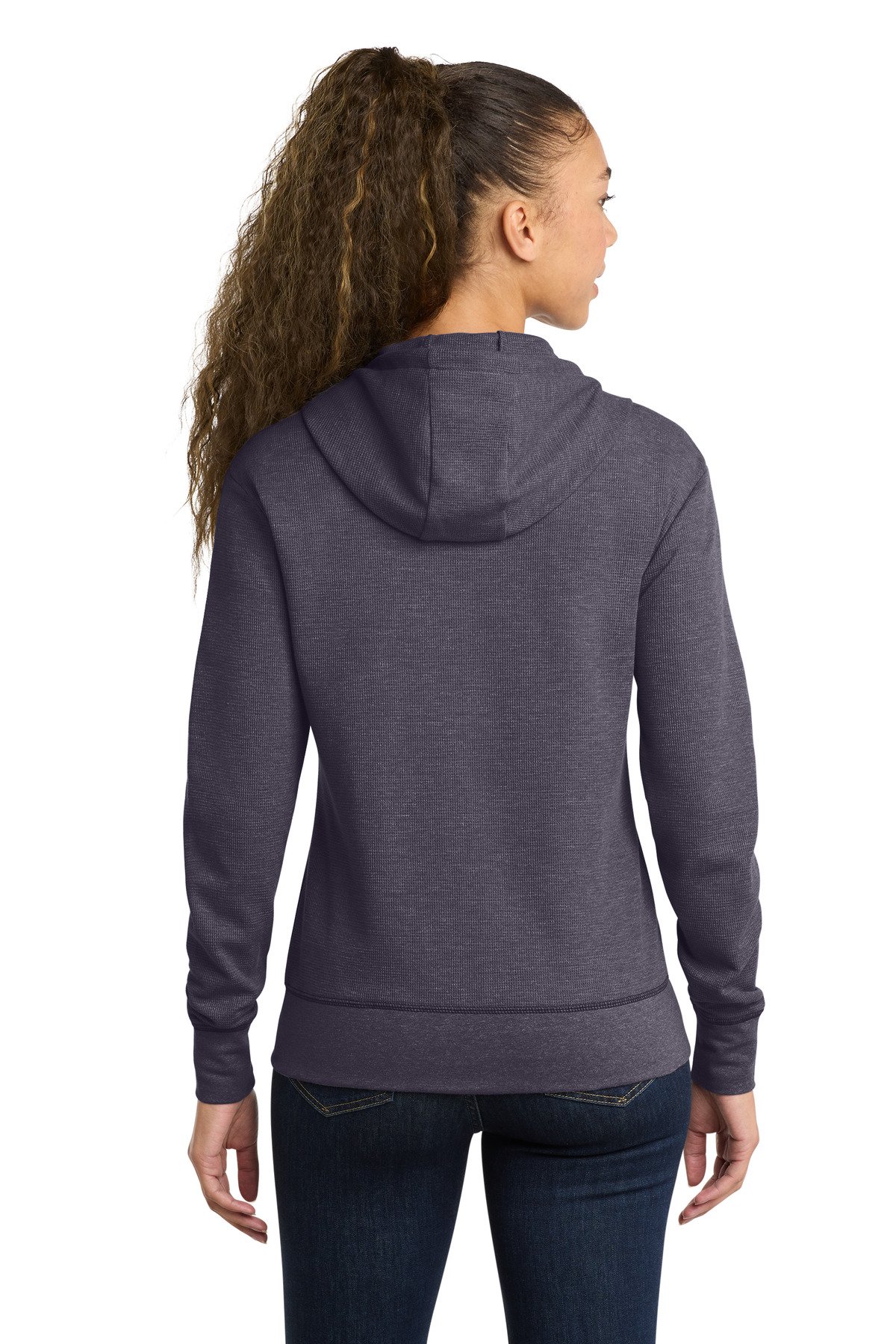New Era ® Women's Thermal Full-Zip Hoodie LNEA141 - Image 2