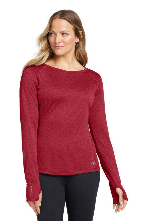 DISCONTINUED OGIO ® Women's Long Sleeve Pulse Crew. LOE321