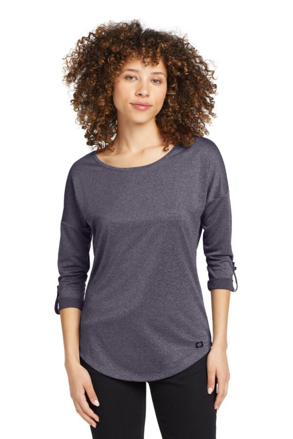 DISCONTINUED OGIO ® Women's Gravitate Scoop 3/4-Sleeve . LOG141