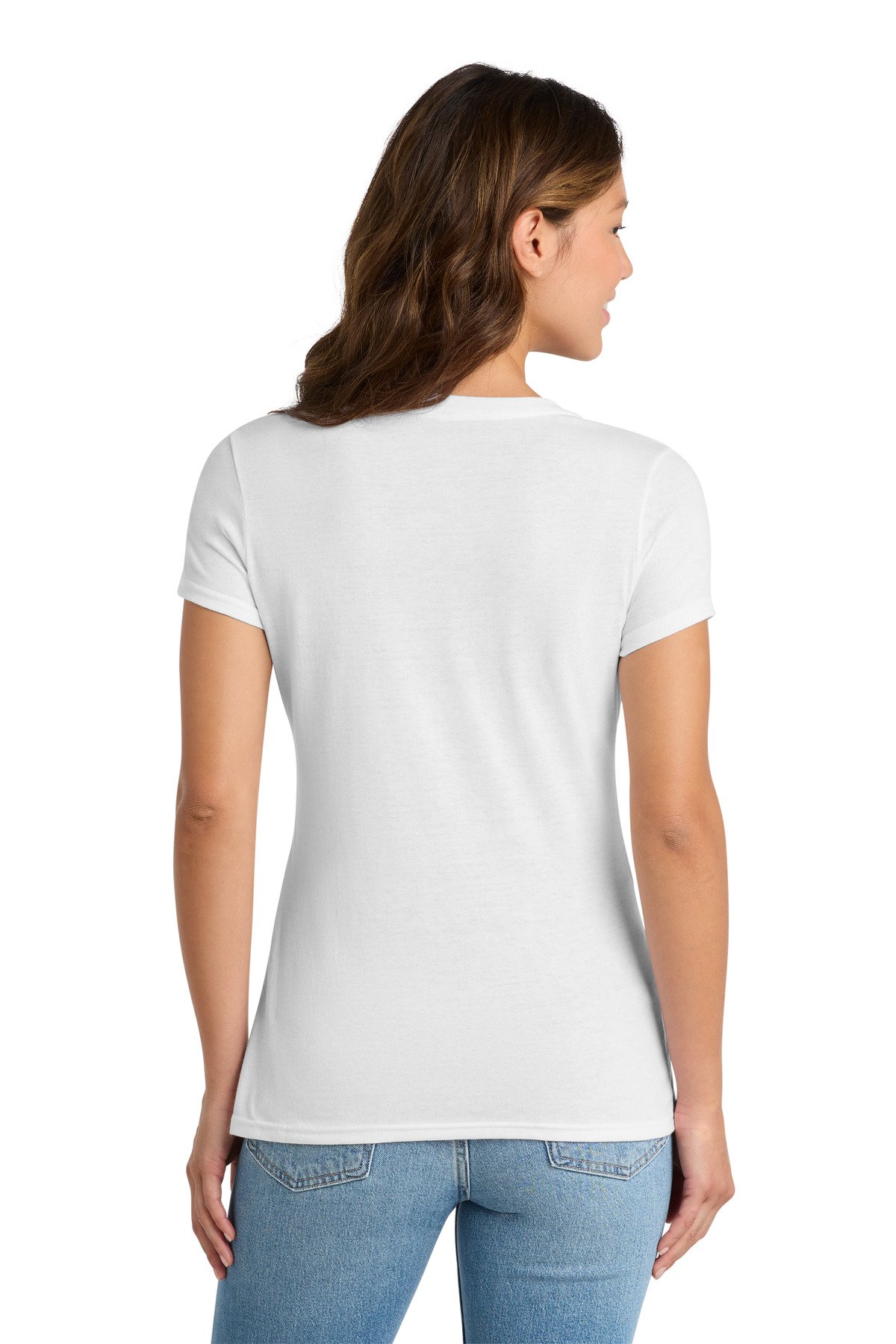 Port & Co Women's Tri-Blend V-Neck Tee. LPC330V - Image 2