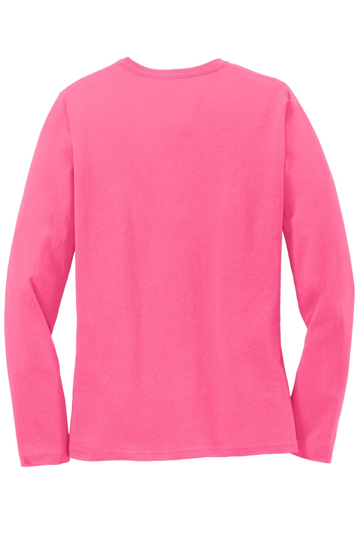 Port & Co Women's Long Sleeve Core Cotton Tee. LPC54LS - Image 4