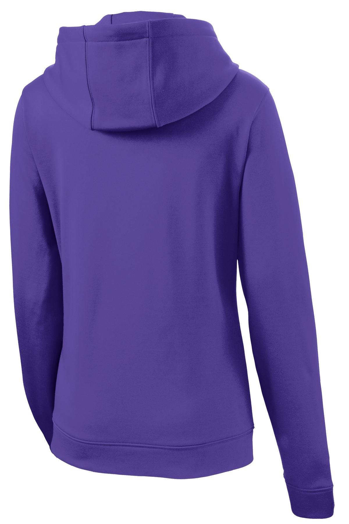 DISCONTINUED Sport-Tek ® Ladies Sport-Wick ® Fleece Full-Zip Hooded Jacket. LST238 - Image 4