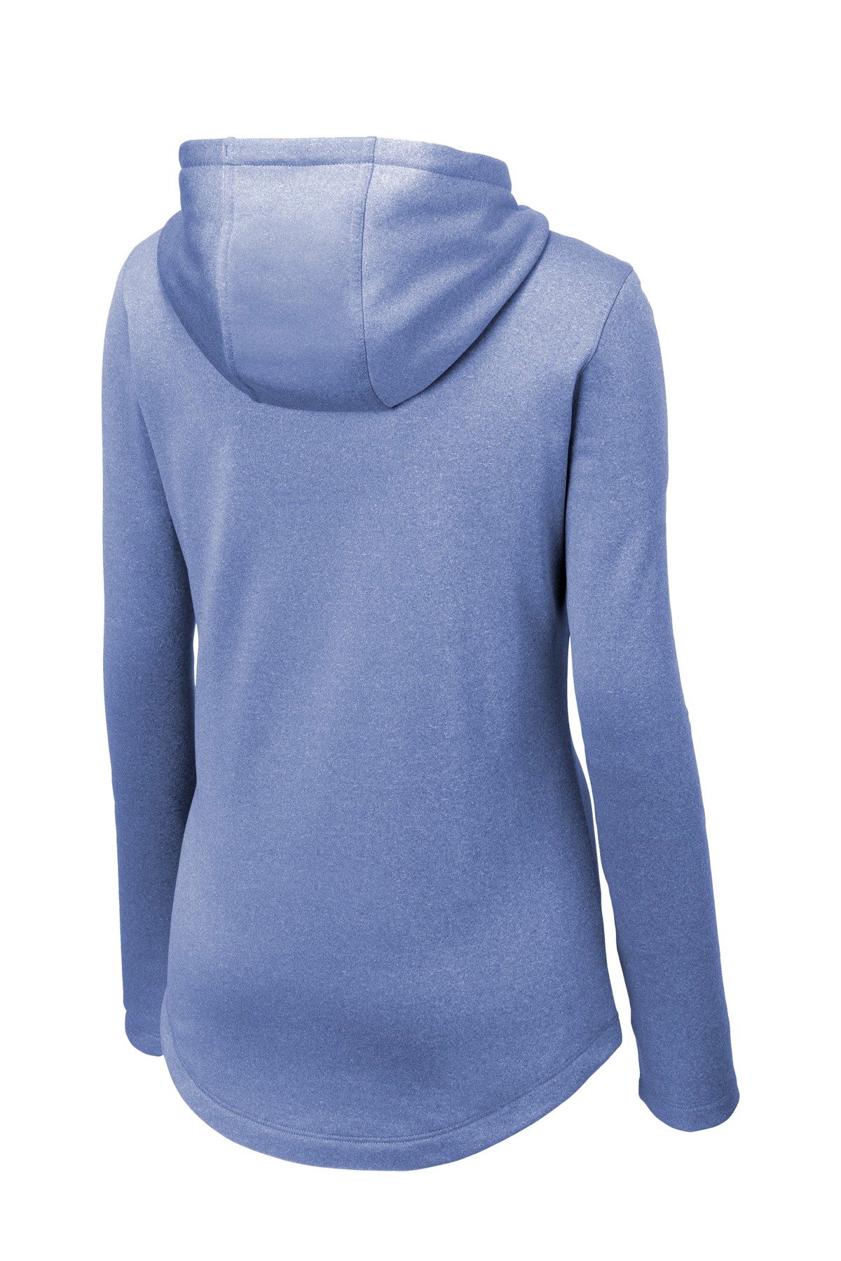 Sport-Tek ® Women's PosiCharge ® Sport-Wick ® Heather Fleece Hooded Pullover. LST264 - Image 4