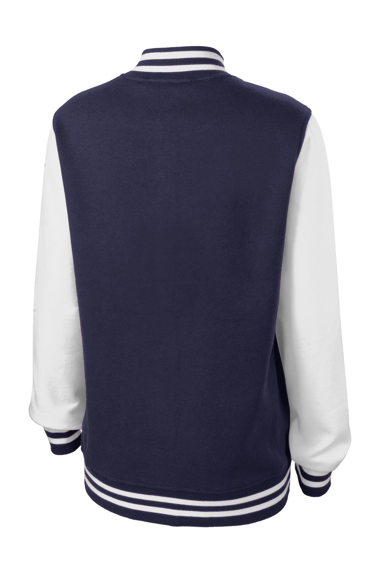 DISCONTINUED Sport-Tek ® Ladies Fleece Letterman Jacket. LST270 - Image 4