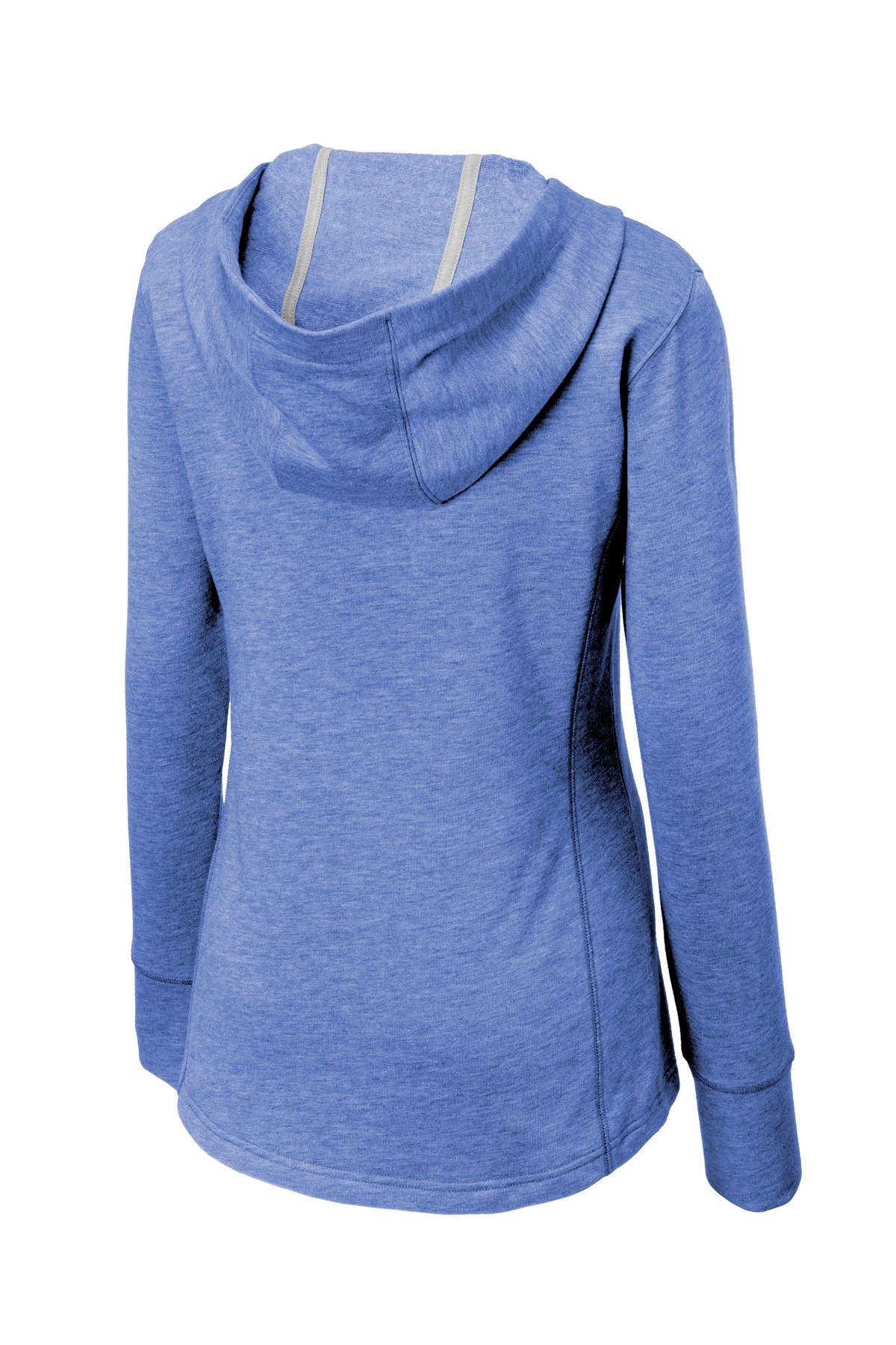 Sport-Tek ® Women's PosiCharge ® Tri-Blend Wicking Fleece Hooded Pullover. LST296 - Image 4