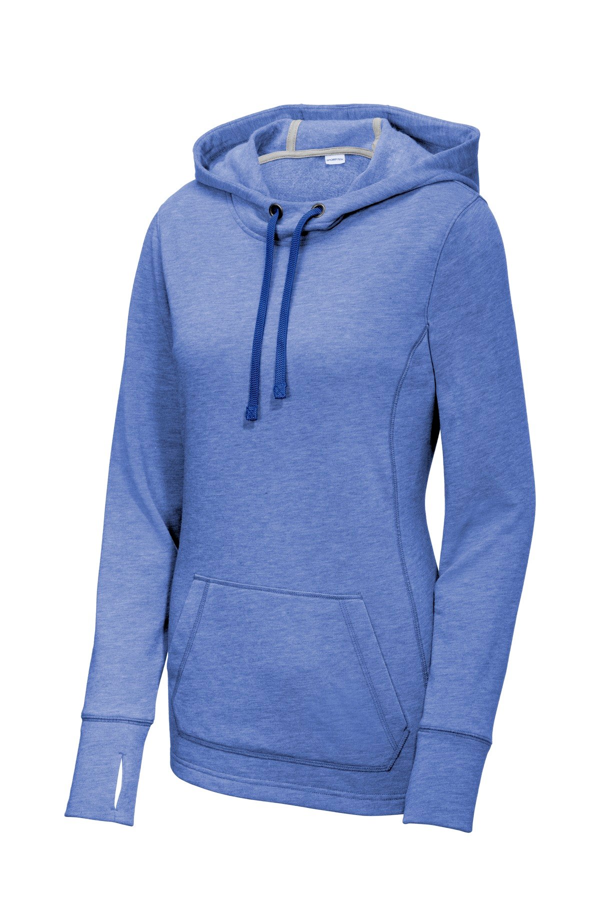 Sport-Tek ® Women's PosiCharge ® Tri-Blend Wicking Fleece Hooded Pullover. LST296 - Image 3