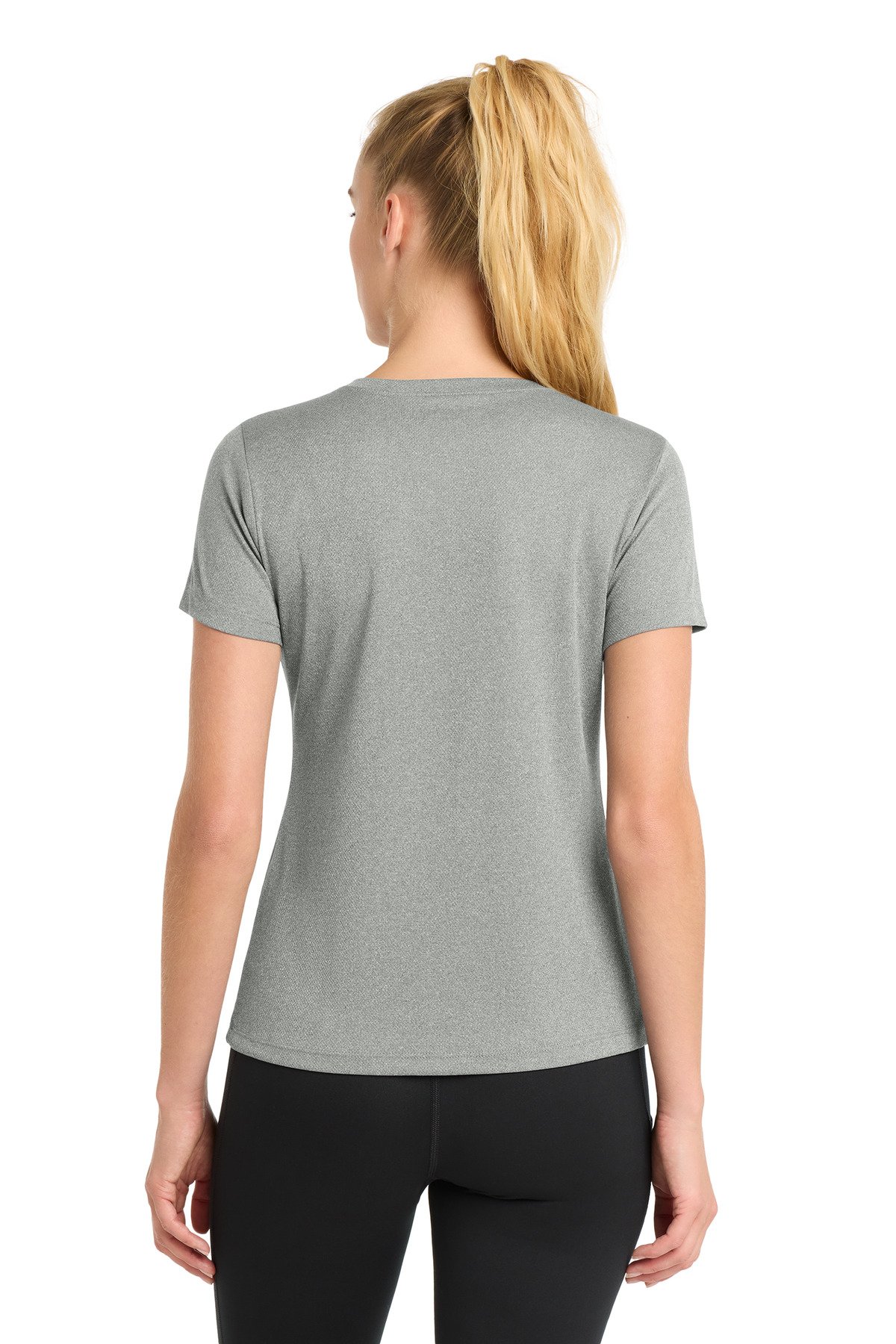 Sport-Tek ® Women's PosiCharge ® RacerMesh ® V-Neck Tee. LST340 - Image 2