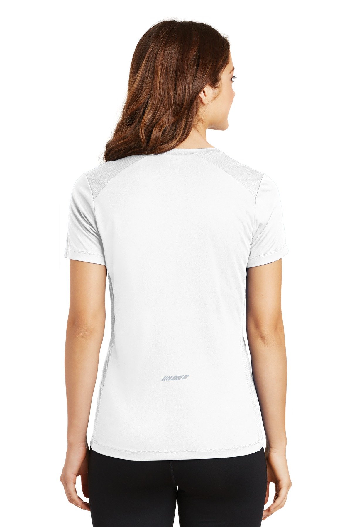 Sport-Tek ® Ladies PosiCharge ® Elevate Scoop Neck Tee. LST380 - Image 2