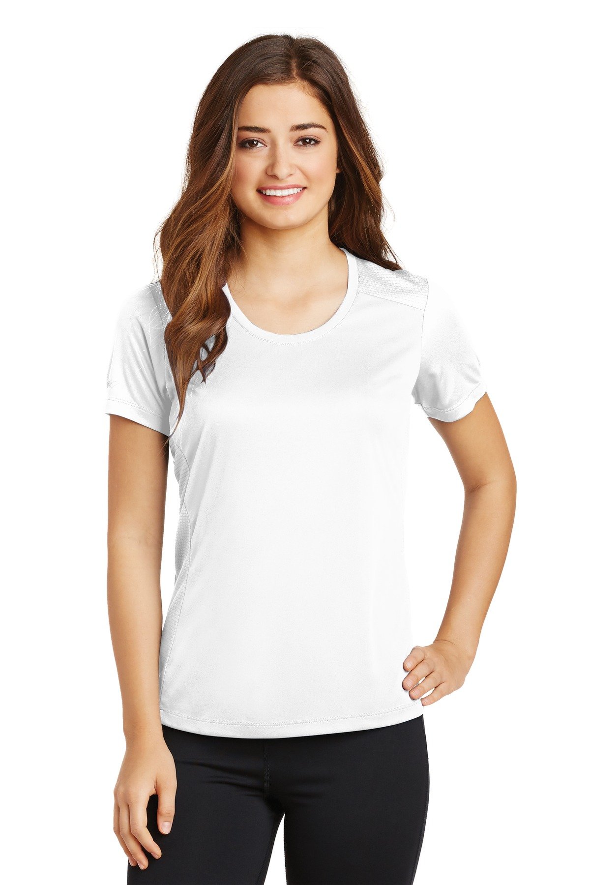 Sport-Tek ® Ladies PosiCharge ® Elevate Scoop Neck Tee. LST380