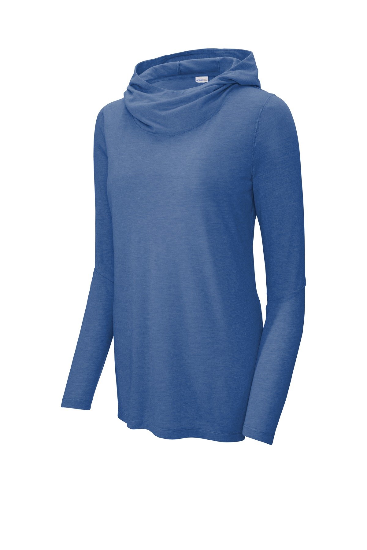 Sport-Tek ® Women's PosiCharge ® Tri-Blend Wicking Long Sleeve Hoodie LST406 - Image 3