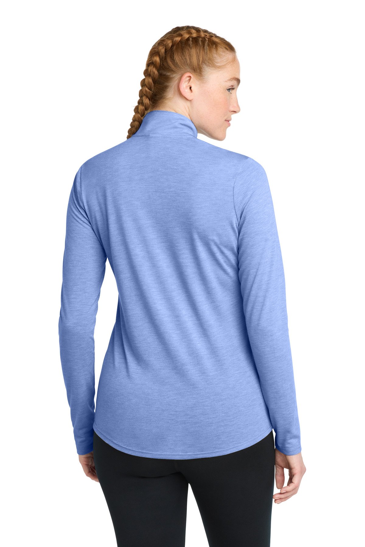 Sport-Tek ® Women's PosiCharge ® Tri-Blend Wicking 1/4-Zip Pullover. LST407 - Image 2