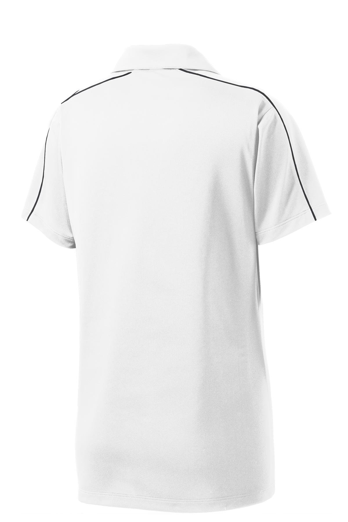 DISCONTINUED Sport-Tek ® Women's Micropique Sport-Wick ® Piped Polo. LST653 - Image 4