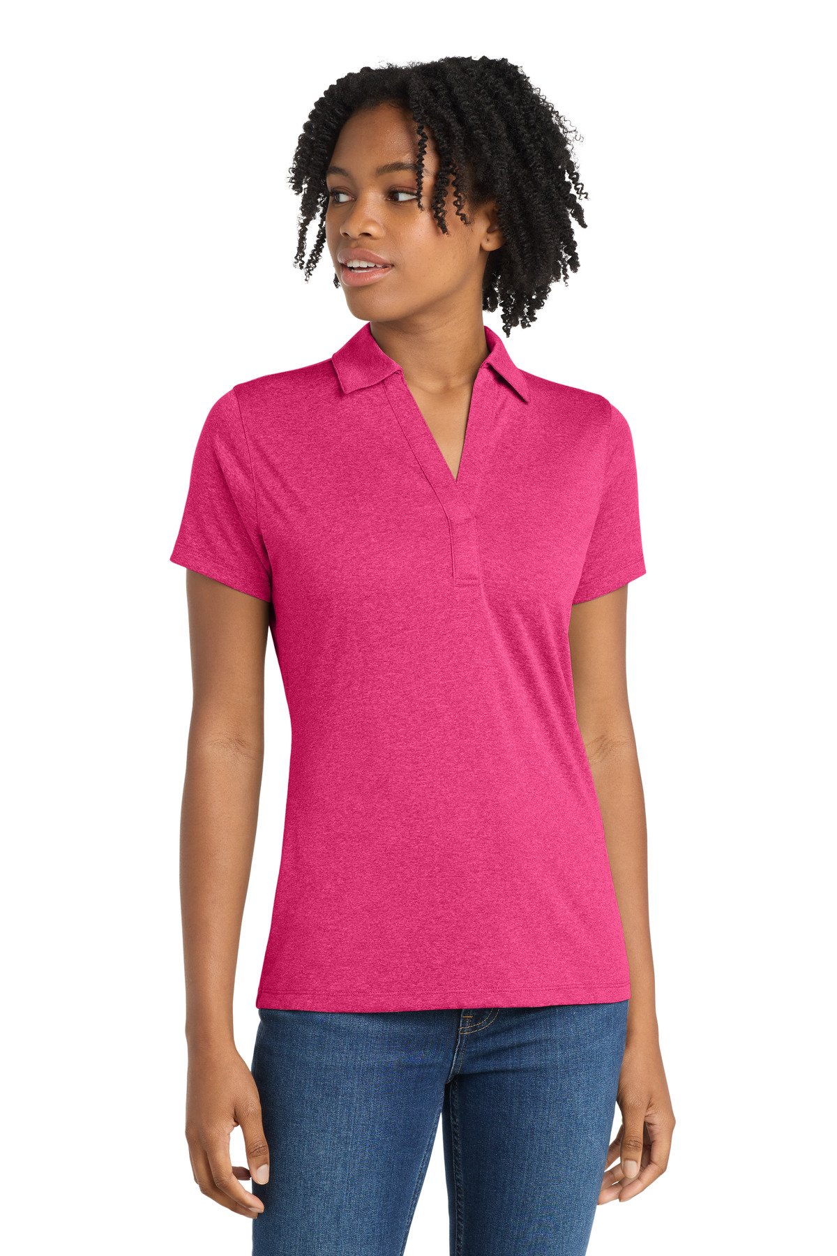Sport-Tek ® Women's Heather Contender Polo. LST660
