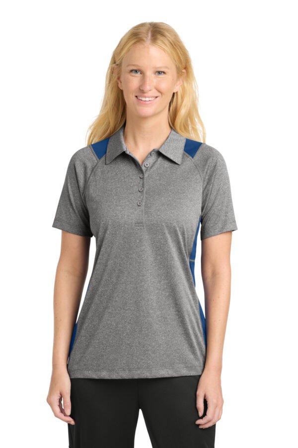 Sport-Tek ®  Women's Heather Colorblock Contender   Polo. LST665