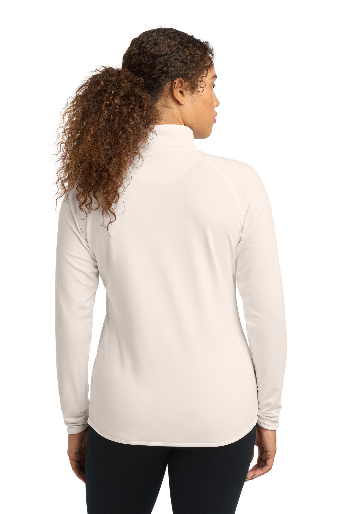 Sport-Tek ® Women's Sport-Wick ® Stretch 1/4-Zip Pullover. LST850 - Image 2