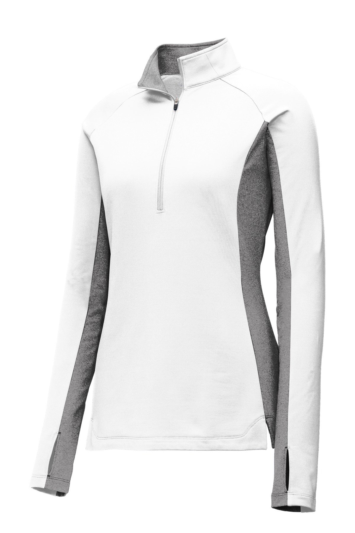 Sport-Tek ® Women's Sport-Wick ® Stretch Contrast 1/4-Zip Pullover. LST854 - Image 3