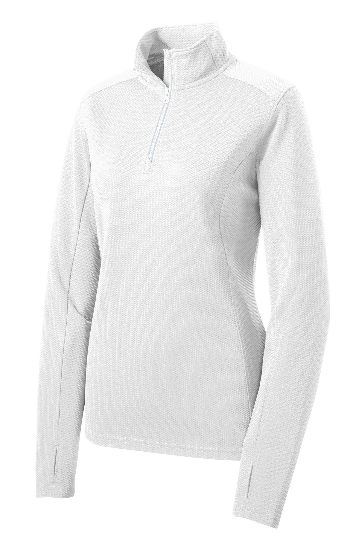 Sport-Tek ® Women's Sport-Wick ® Textured 1/4-Zip Pullover. LST860 - Image 3