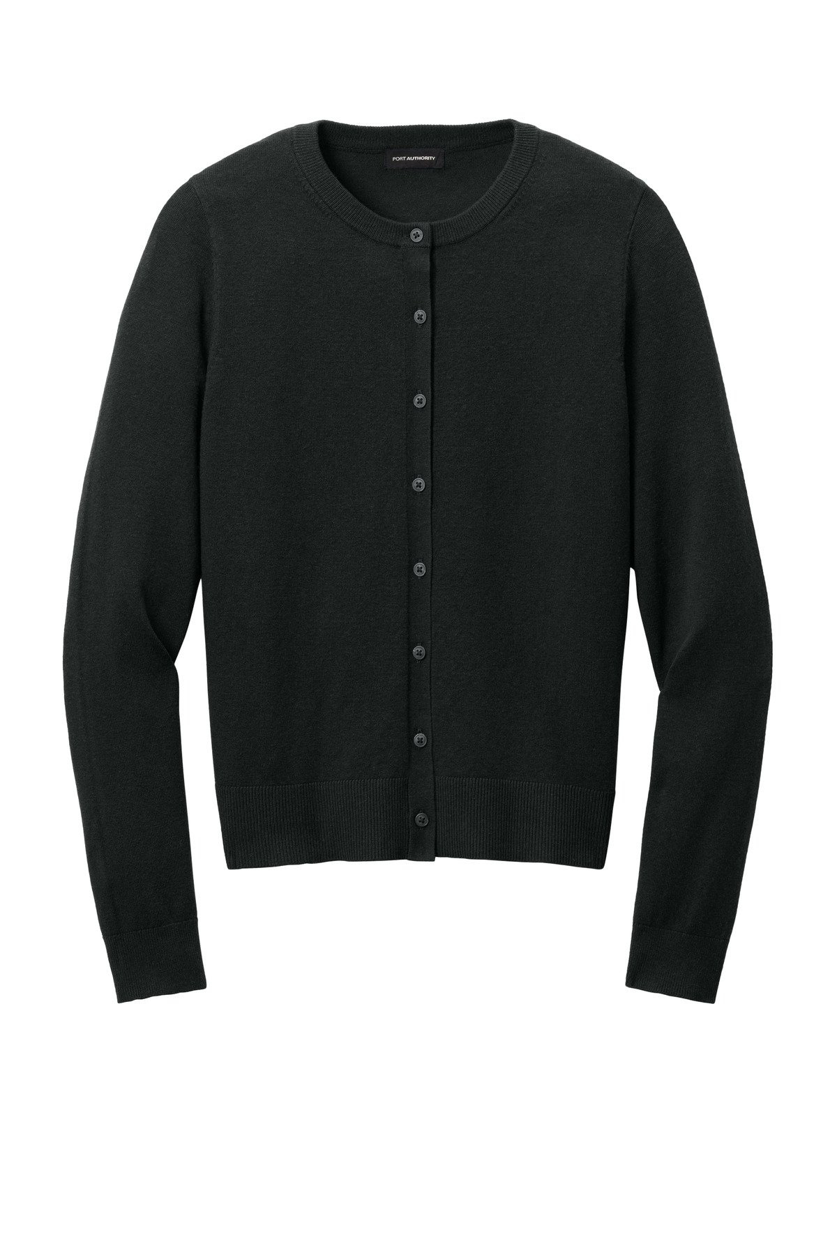 Port Authority ® Women's Easy Care Crewneck Cardigan Sweater LSW2870 - Image 3