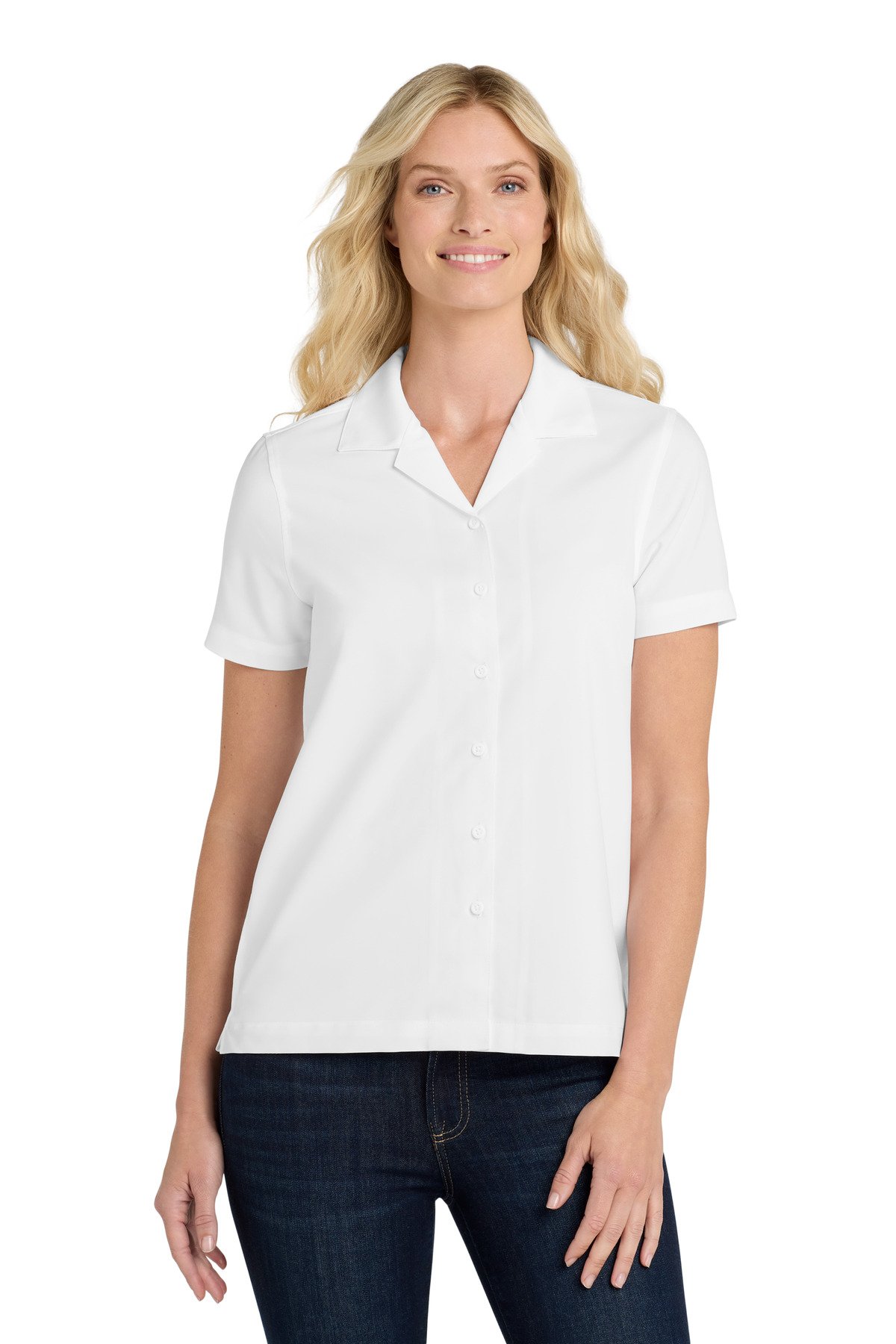Port Authority ® Women's Short Sleeve Performance Staff Shirt LW400
