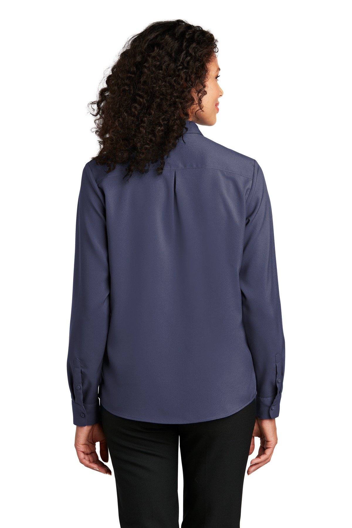 Port Authority ® Women's Long Sleeve Performance Staff Shirt LW401 - Image 2
