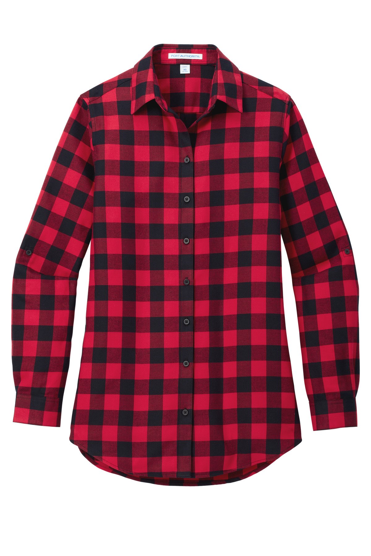 Port Authority ® Women's Plaid Flannel Tunic . LW668 - Image 3