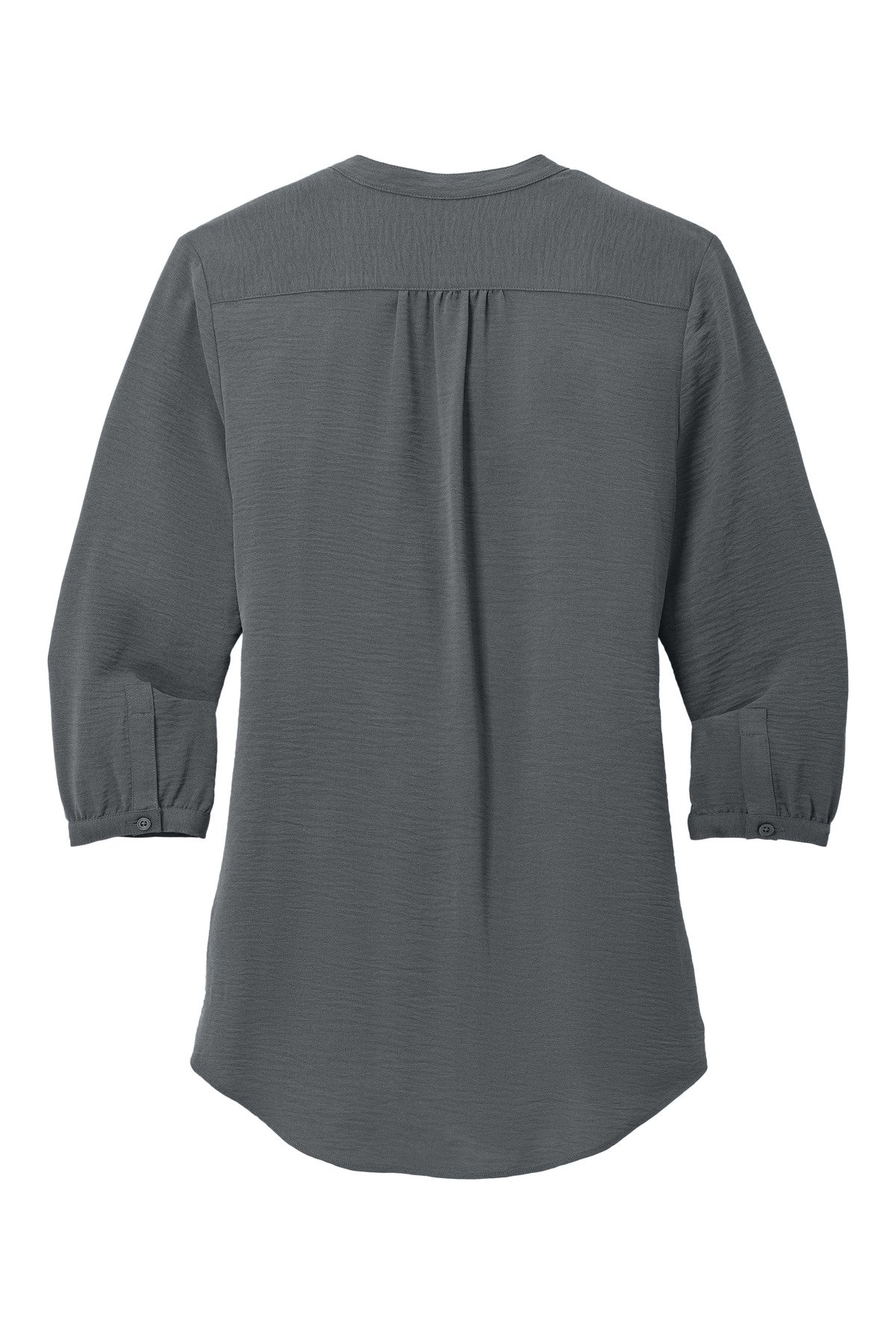 Port Authority ® Women's 3/4-Sleeve Textured Crepe Tunic LW713 - Image 4