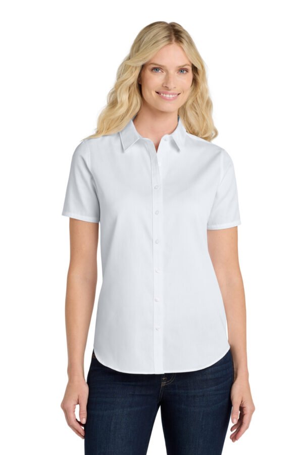 Port Authority ®  Women's Short Sleeve SuperPro React  Twill Shirt. LW809