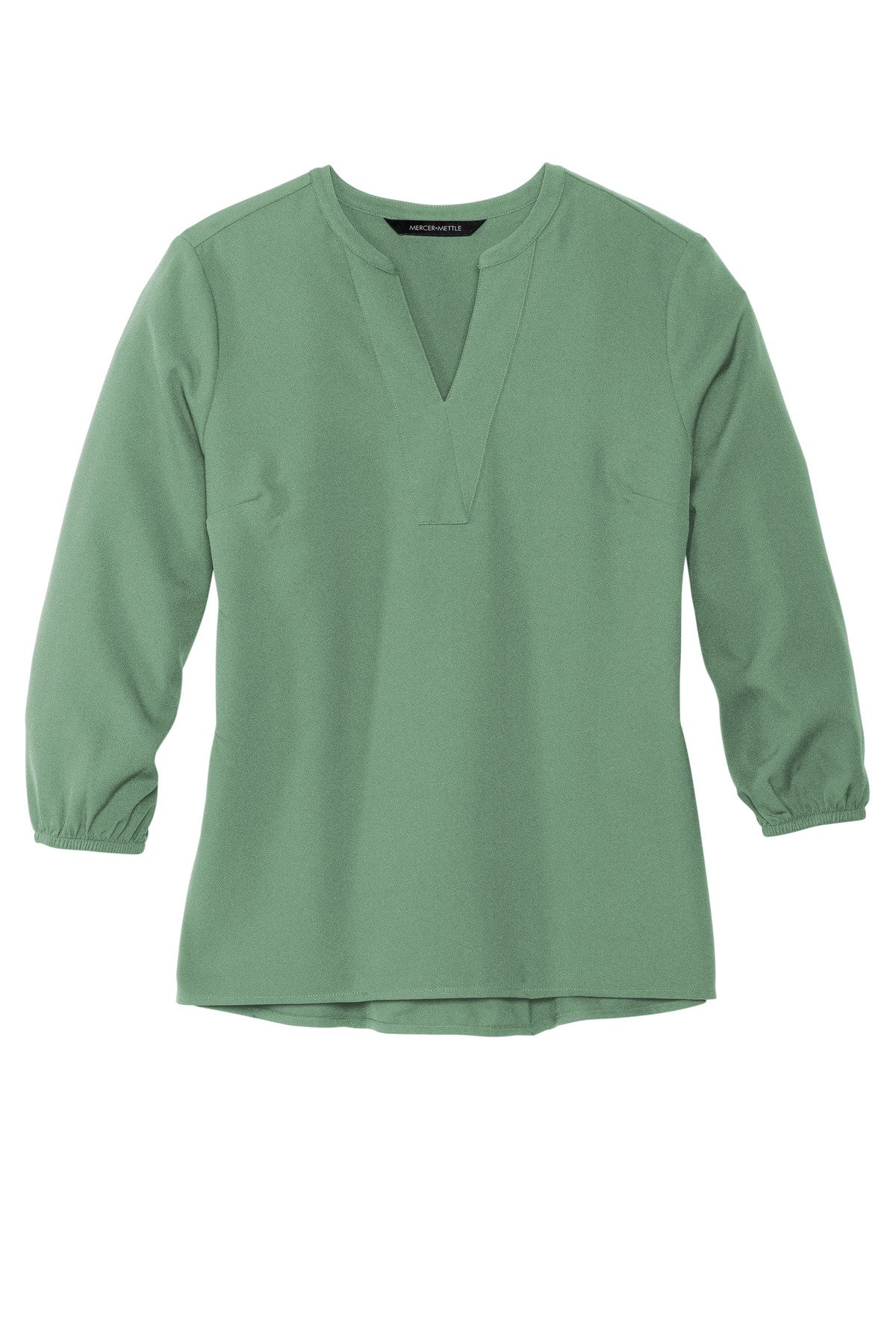 Mercer+Mettle ® Women's Stretch Crepe 3/4-Sleeve Blouse MM2011 - Image 3