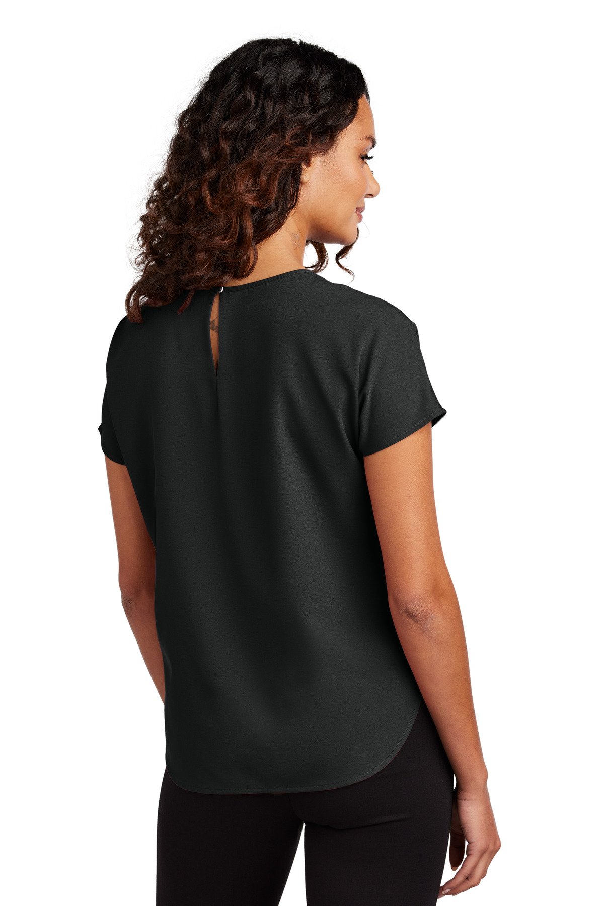 Mercer+Mettle ® Women's Stretch Crepe Crew MM2015 - Image 2