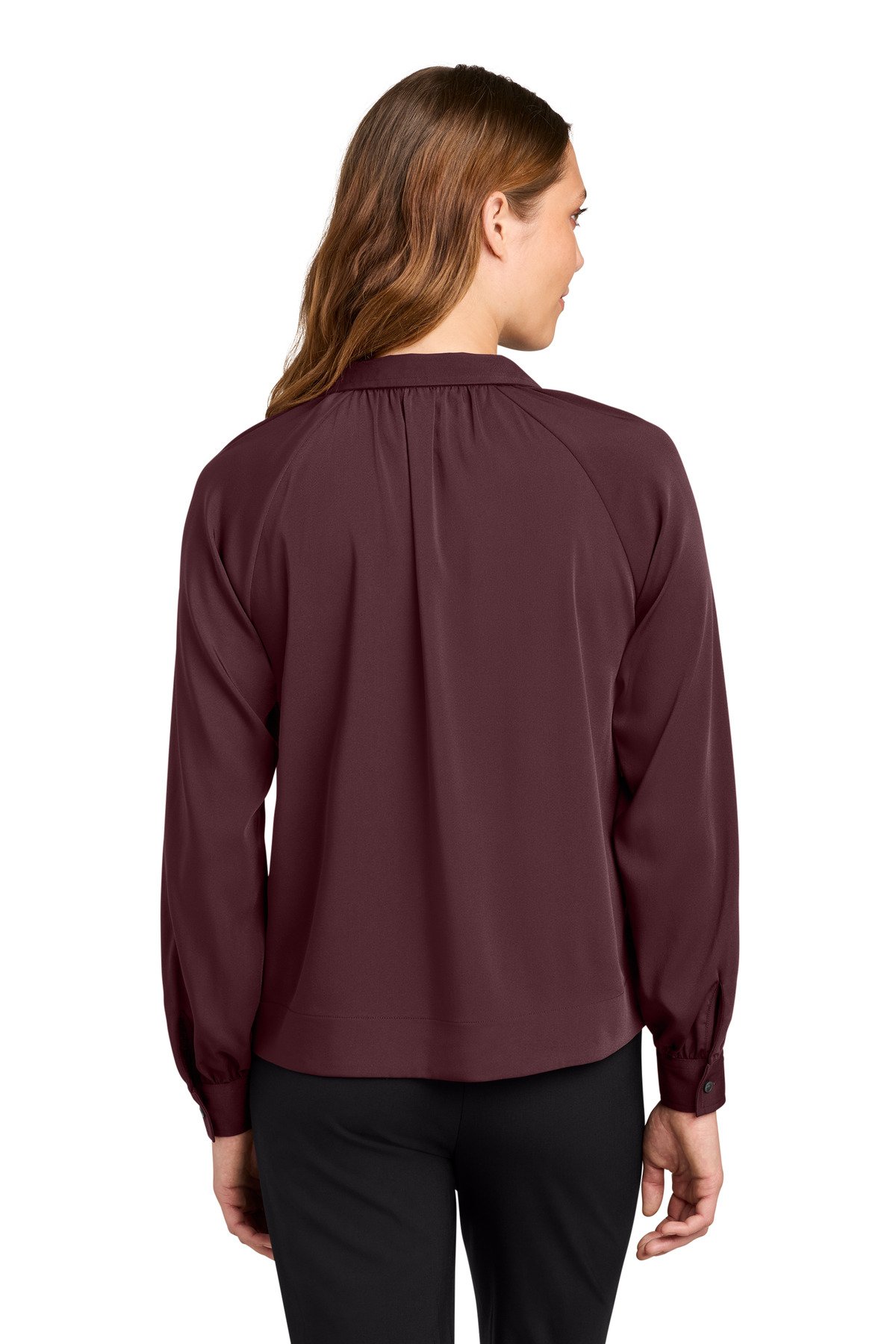 Mercer+Mettle ® Women's Long Sleeve Buttery Soft Popover Blouse MM2019 - Image 2